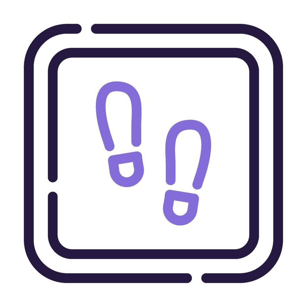 Footprint icon for web, app, infographic, etc vector
