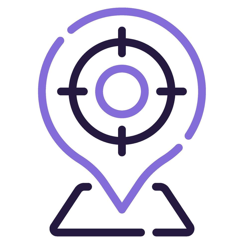 Target icon for web, app, infographic, etc vector