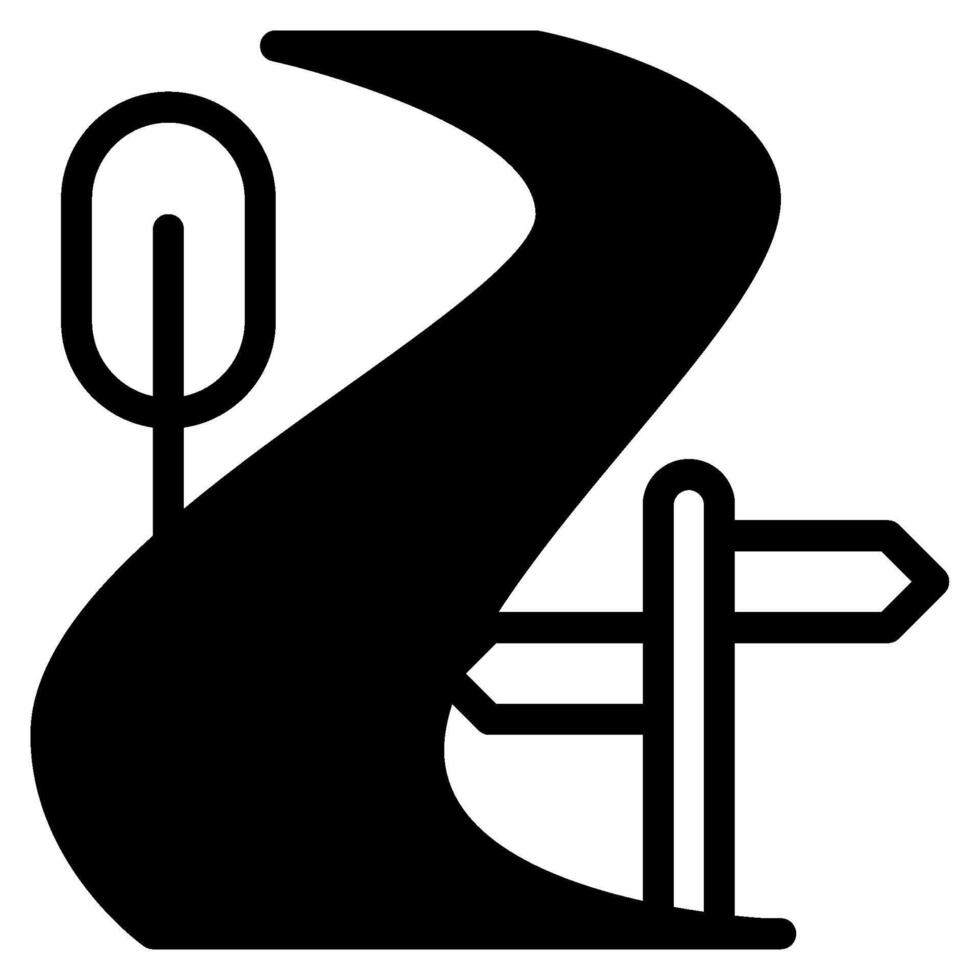 Trail icon for web, app, infographic, etc vector