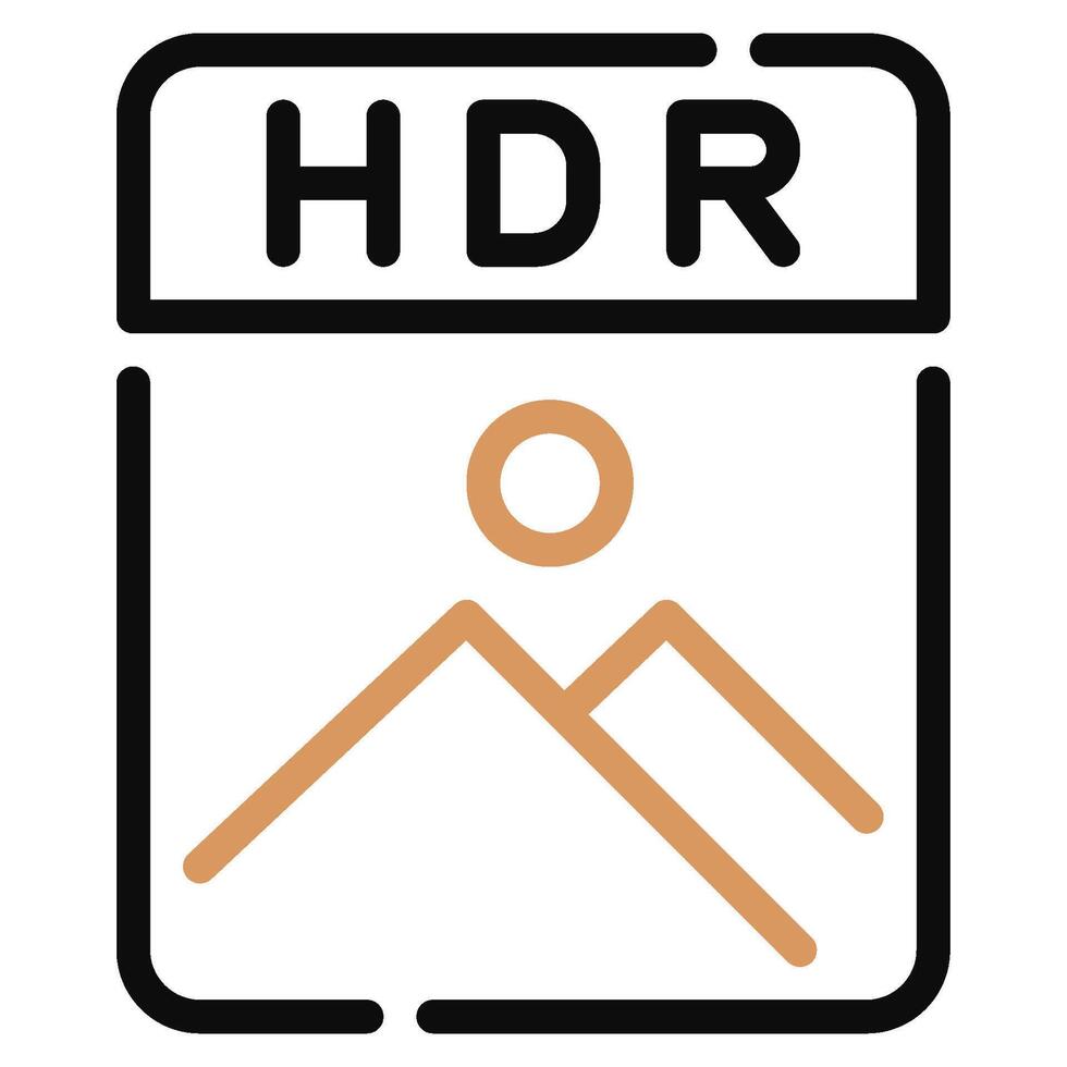 Photography HDR icon for web, app, infographic, etc vector
