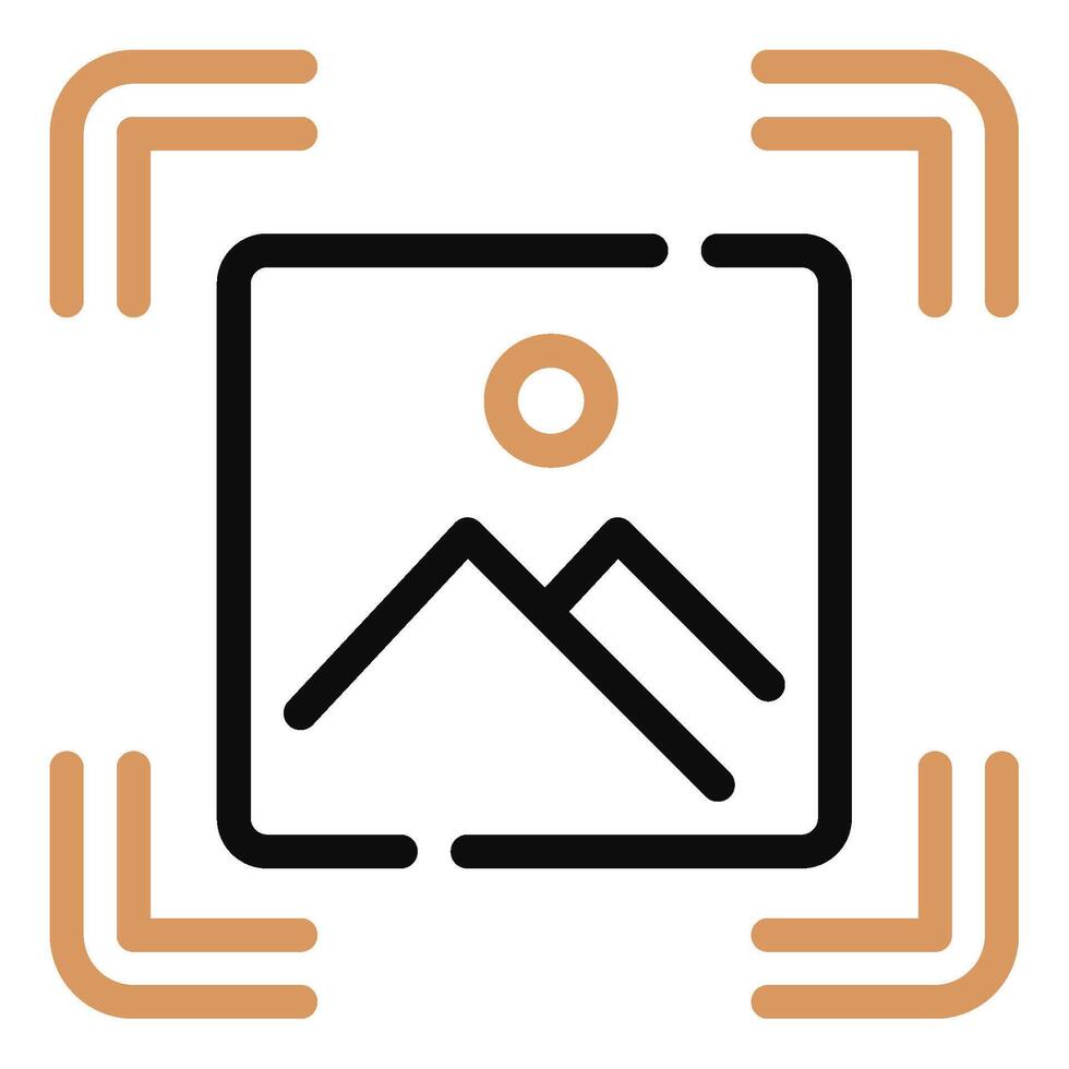 Photography Frame icon for web, app, infographic, etc vector