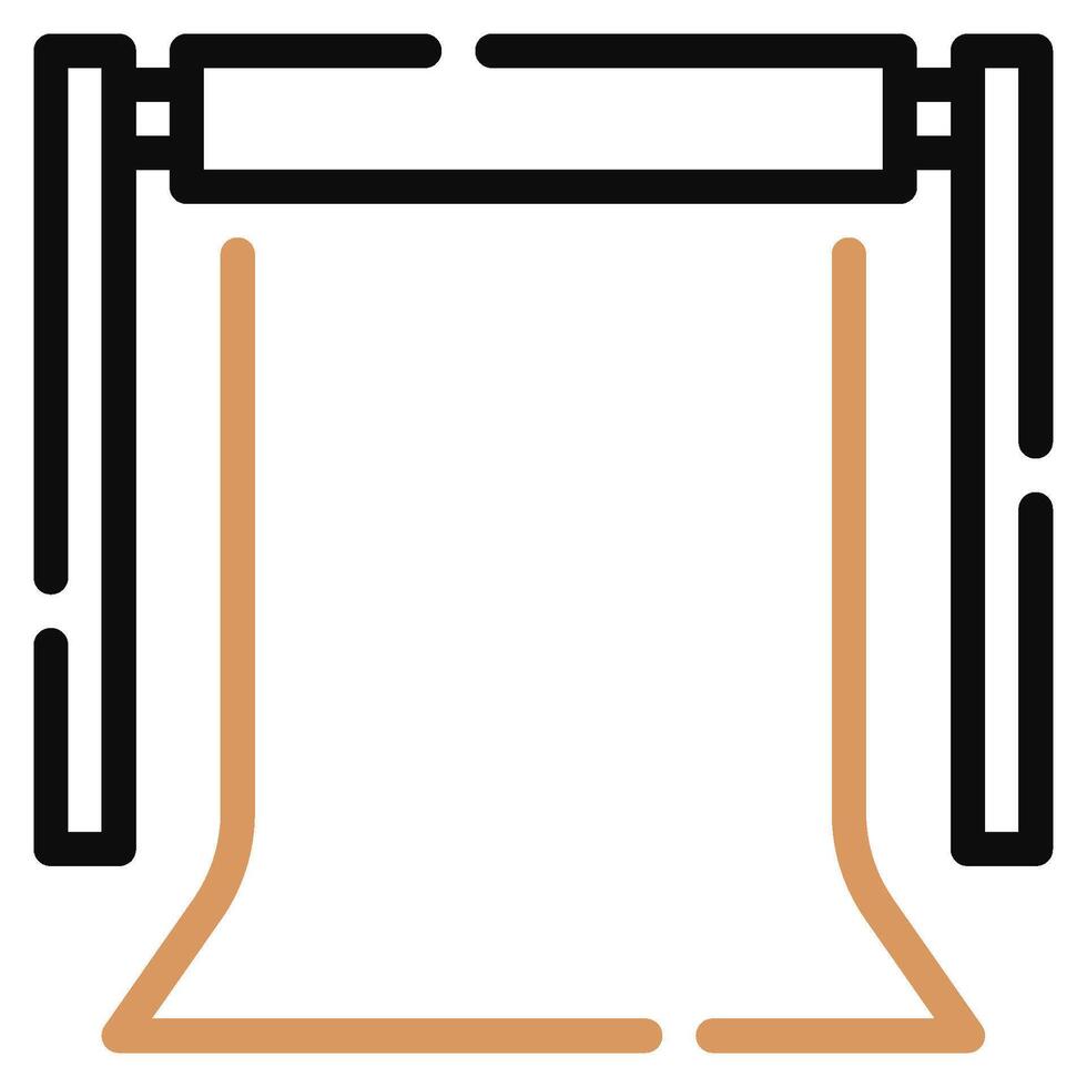 Photography Backdrop icon for web, app, infographic, etc vector