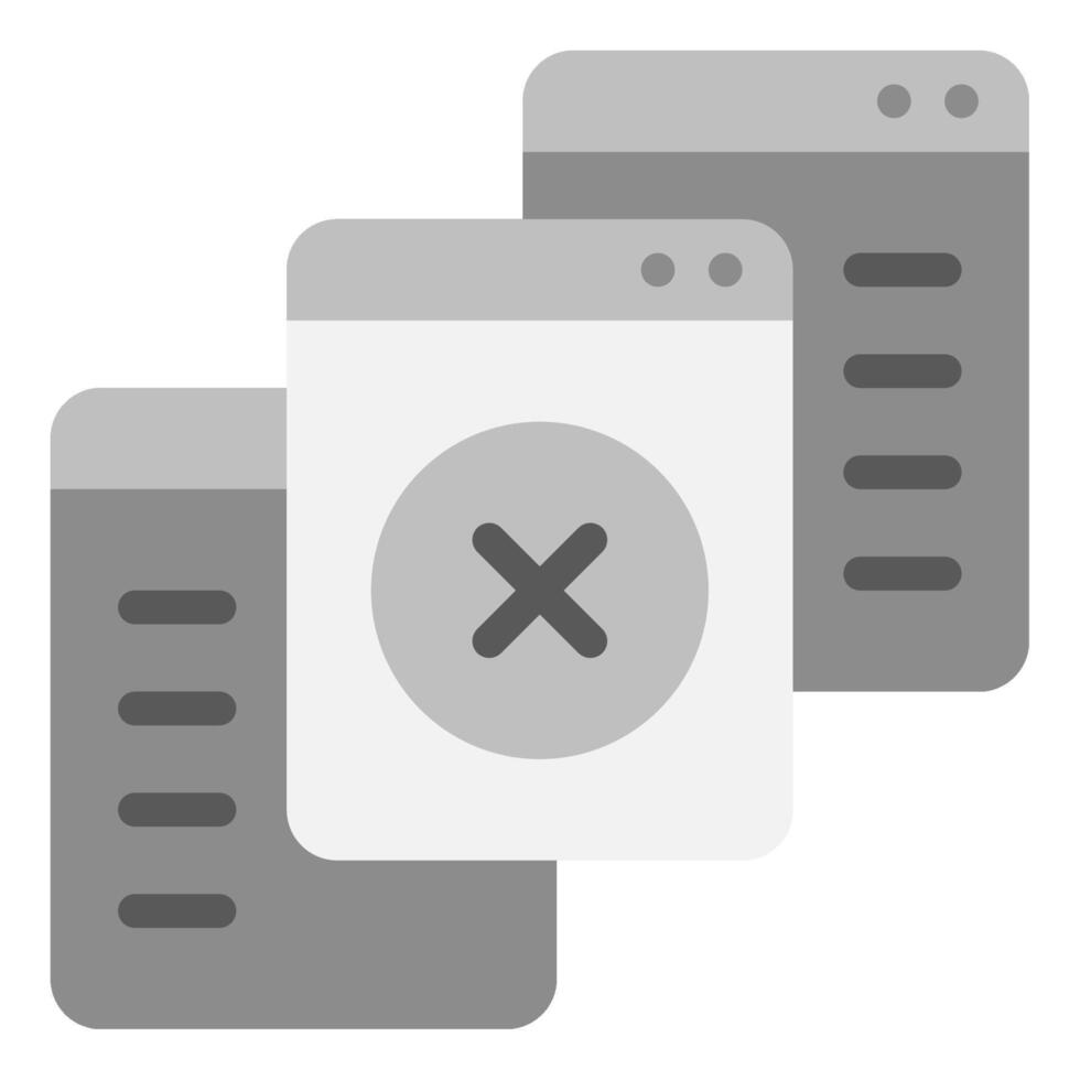 No Content icon for web, app, infographic, etc vector