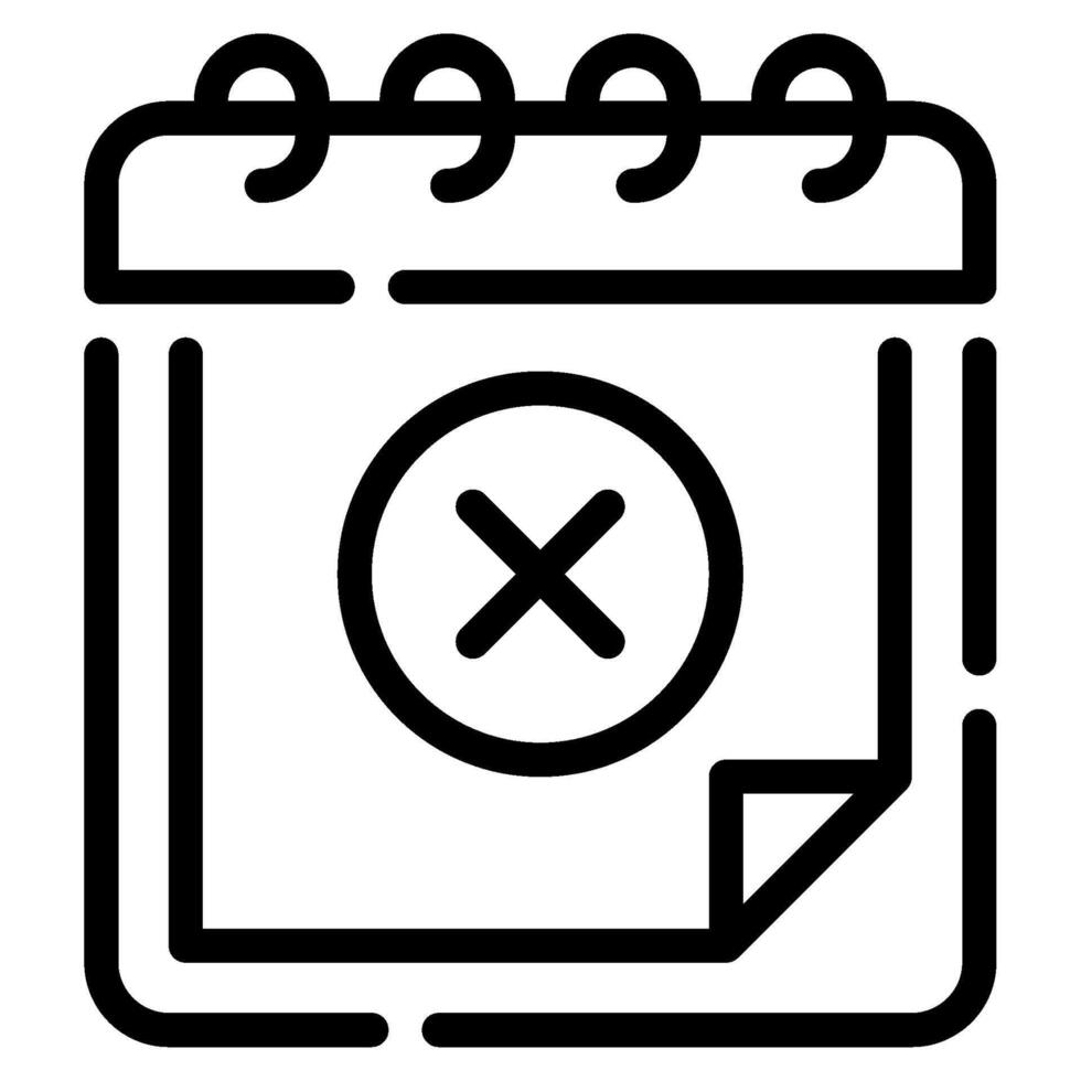 No Events icon for web, app, infographic, etc vector