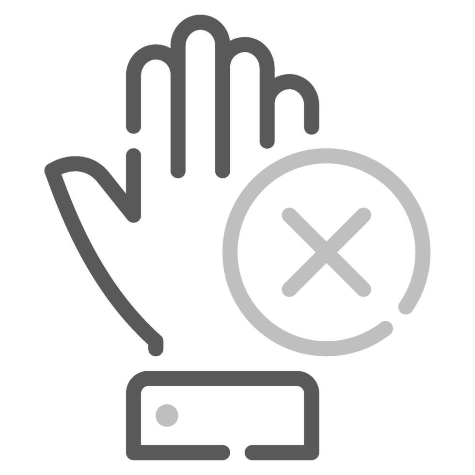 No Access icon for web, app, infographic, etc vector