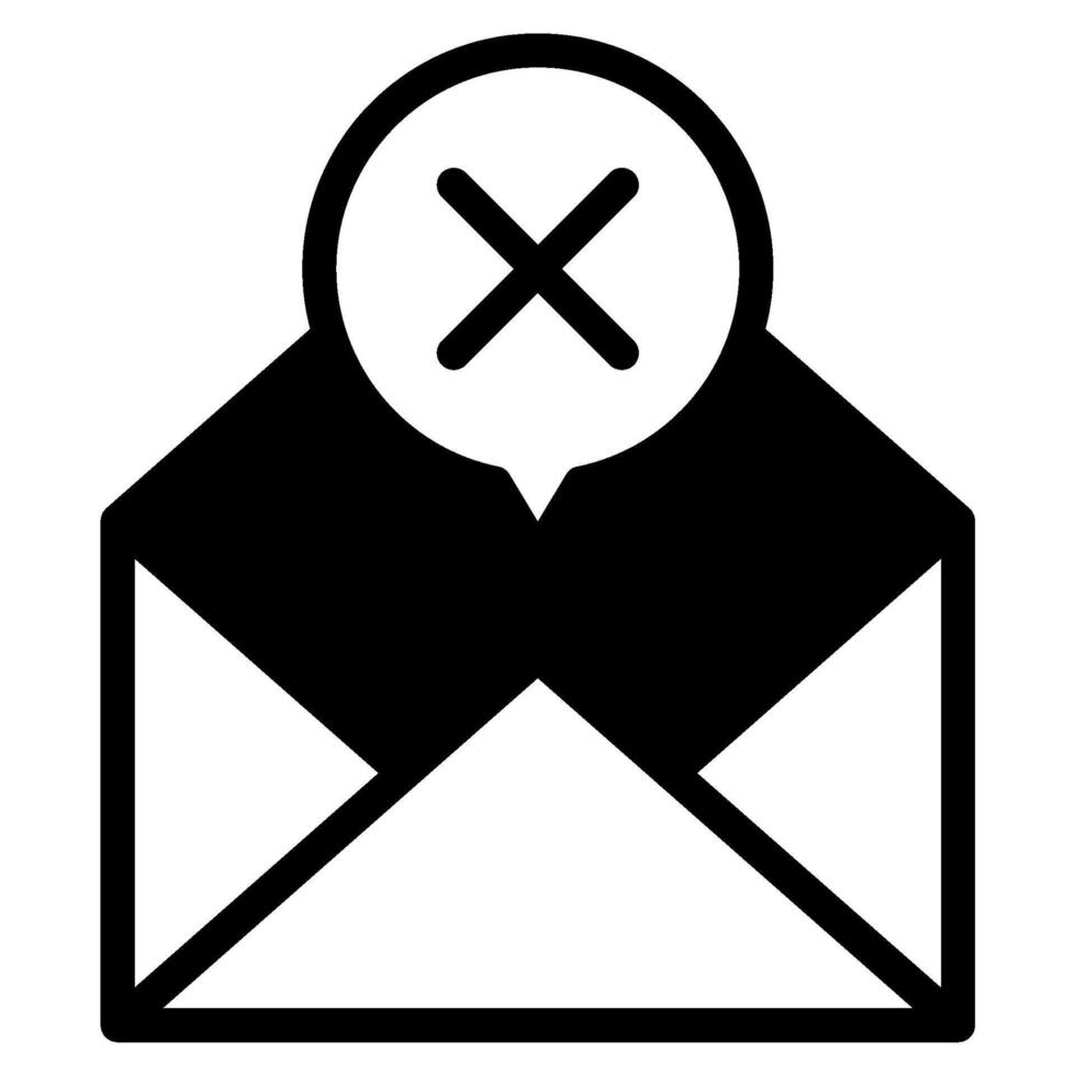 No Messages icon for web, app, infographic, etc vector