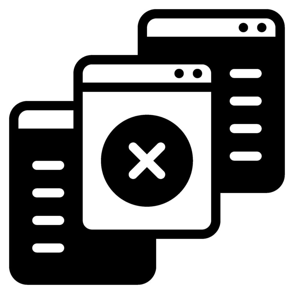 No Content icon for web, app, infographic, etc vector