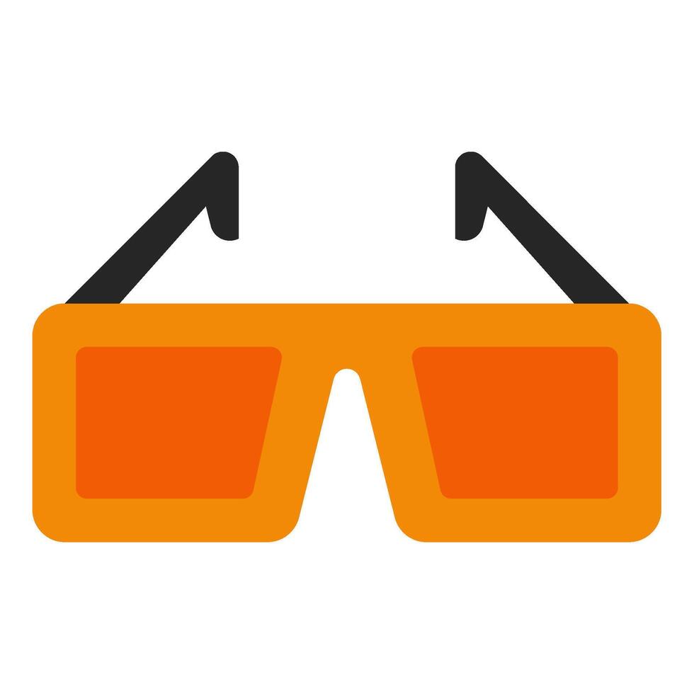 3D Glasses icon for web, app, infographic, etc vector