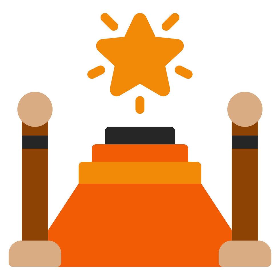 Red Carpet icon for web, app, infographic, etc vector