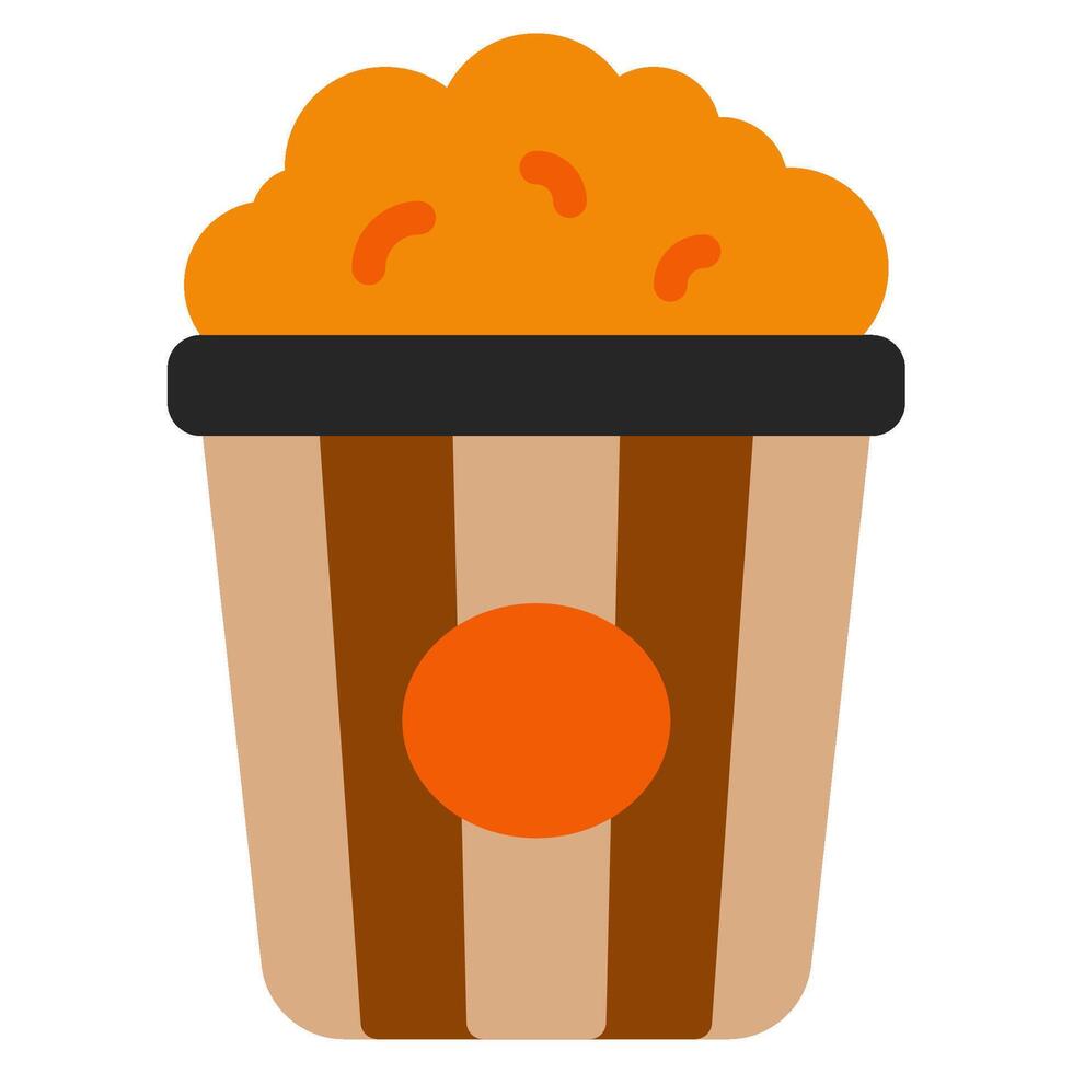 Popcorn icon for web, app, infographic, etc vector