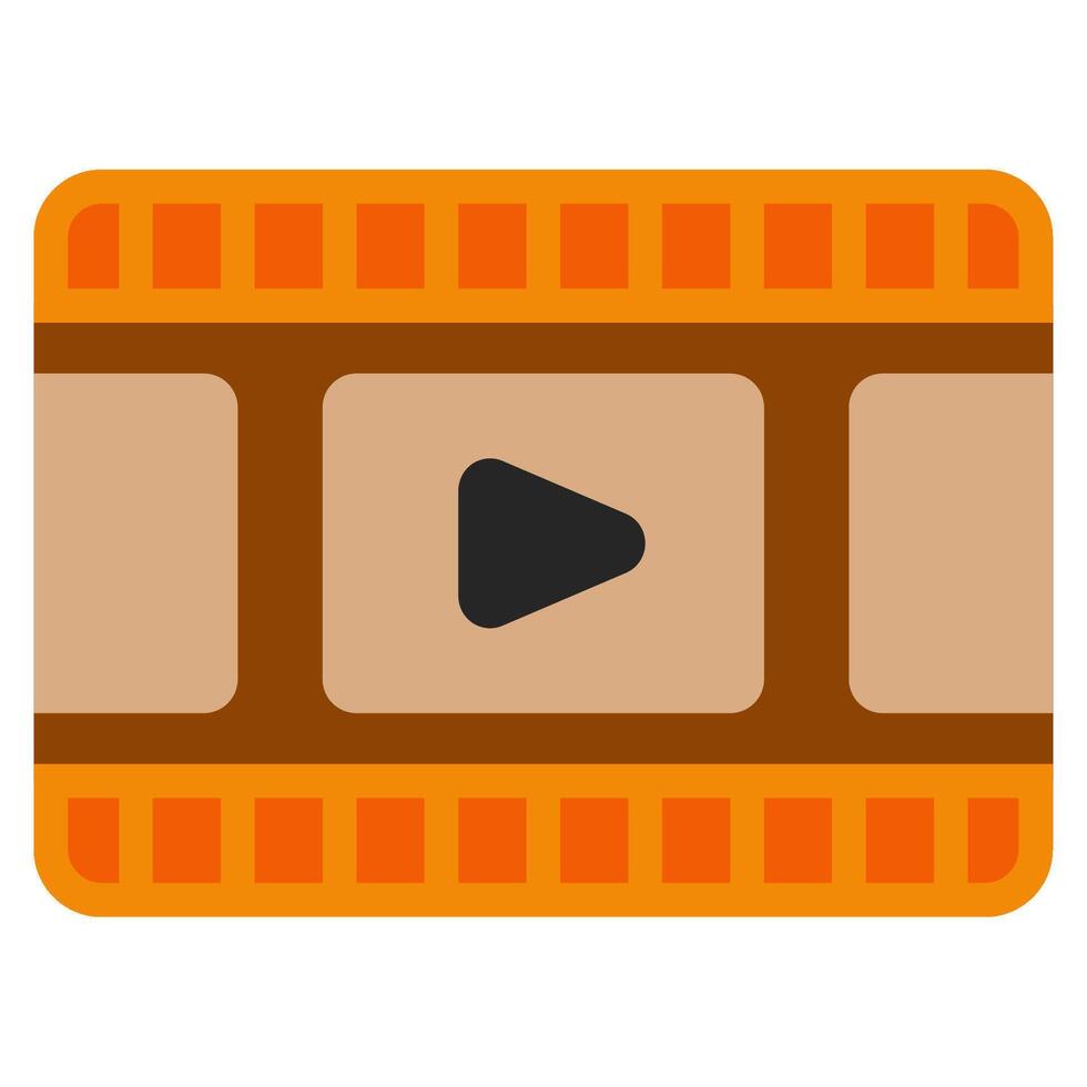 Filmstrip icon for web, app, infographic, etc vector