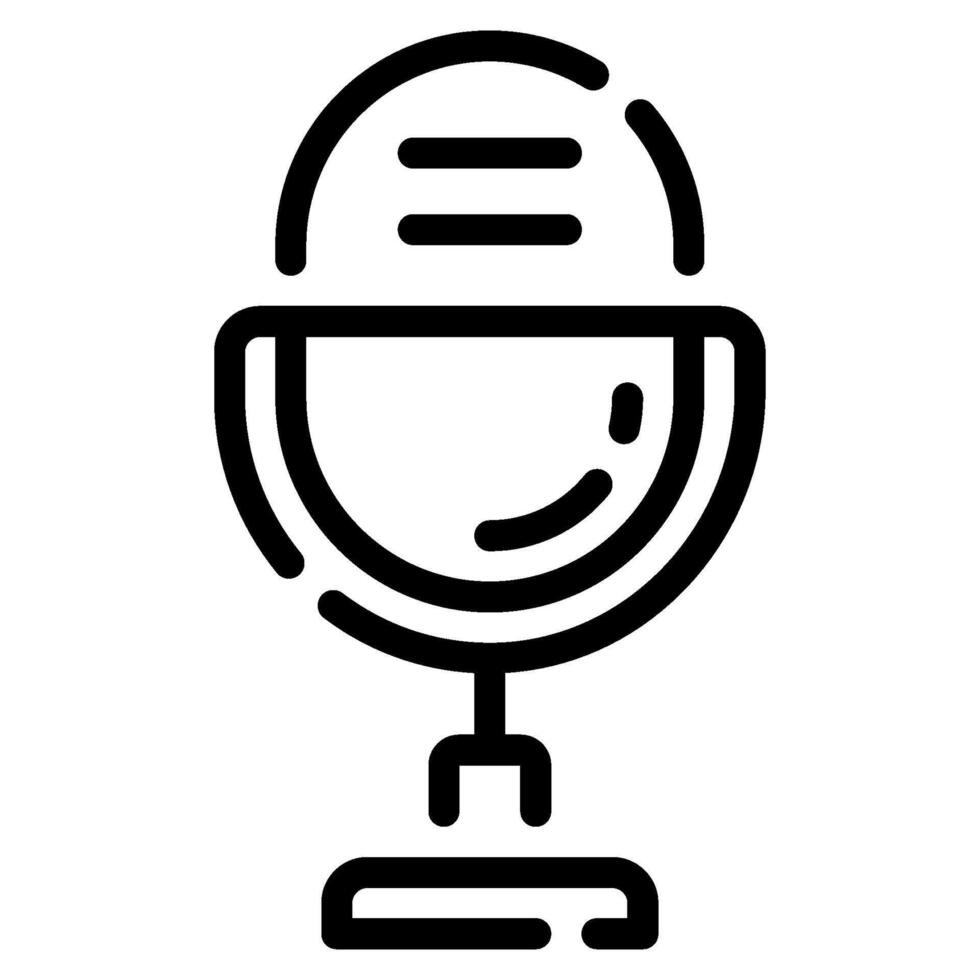 Microphone icon for web, app, infographic, etc vector