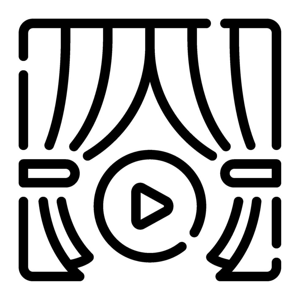 Curtain icon for web, app, infographic, etc vector