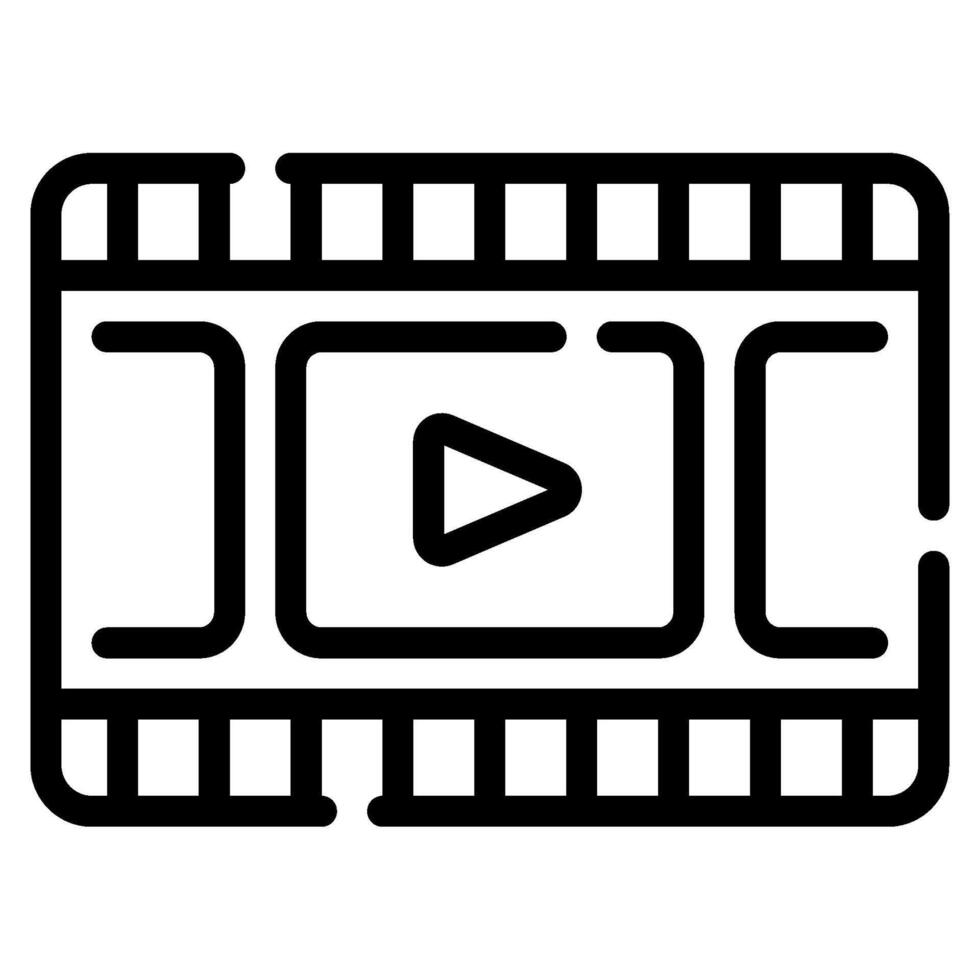 Filmstrip icon for web, app, infographic, etc vector
