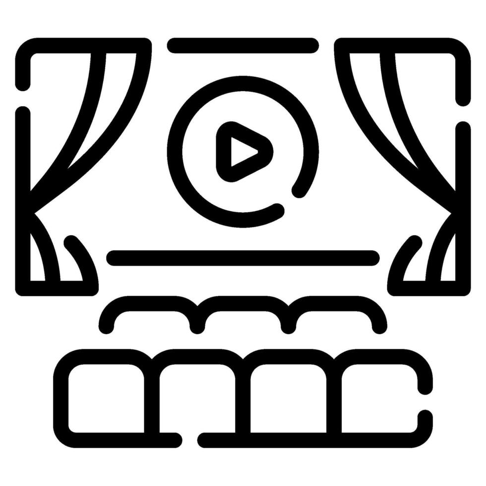 Cinema icon for web, app, infographic, etc vector