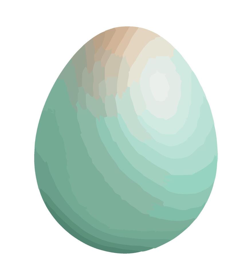 easter egg in bright colors on wallpaper icon isolated vector