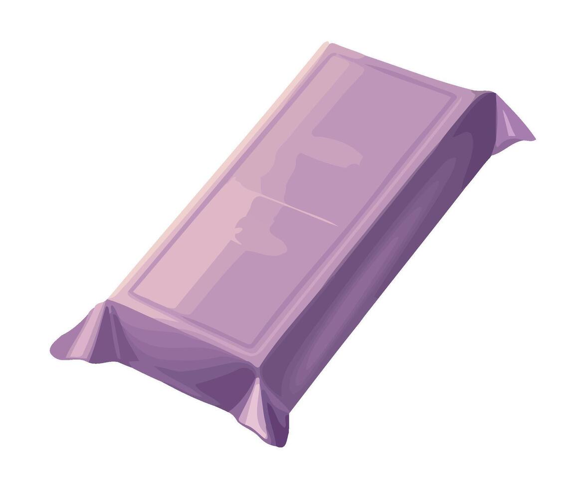 candy bag icon with chocolate dessert icon isolated vector