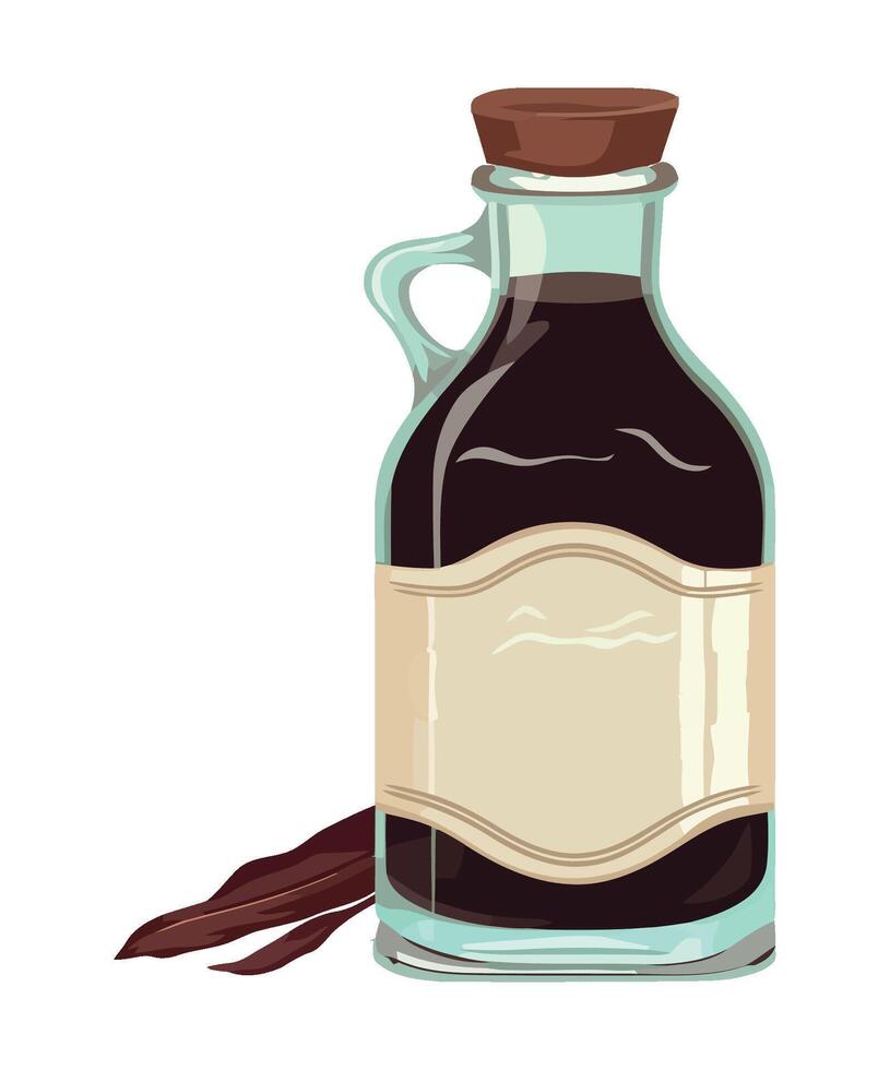 Healthy green vegetable meal in glass jar icon vector