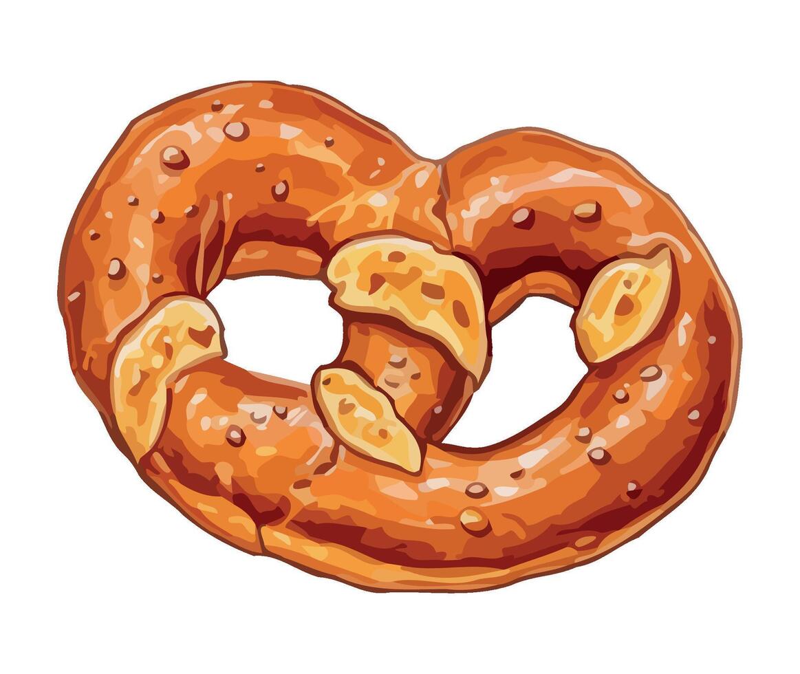 Gourmet snack meal chocolate donut with icing icon isolated vector