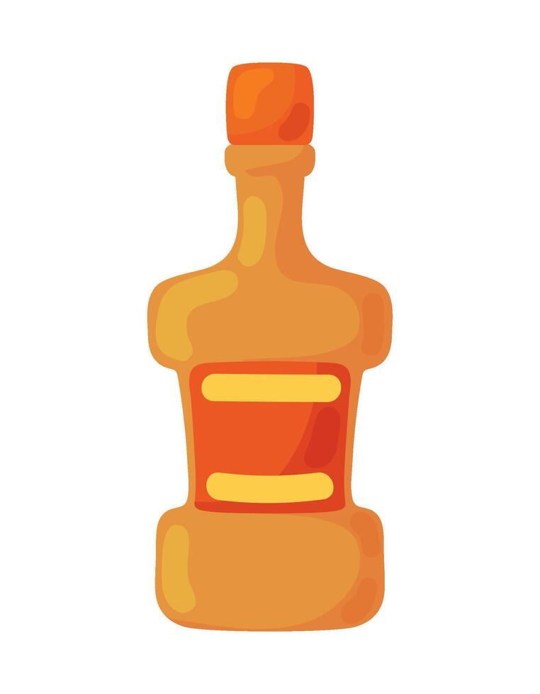 sauce bottle icon isolated vector