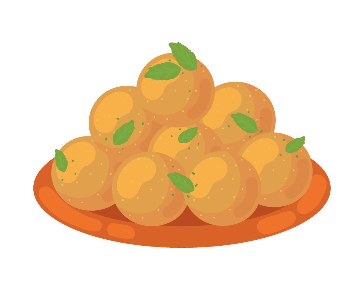 til ladoo lohri icon isolated vector