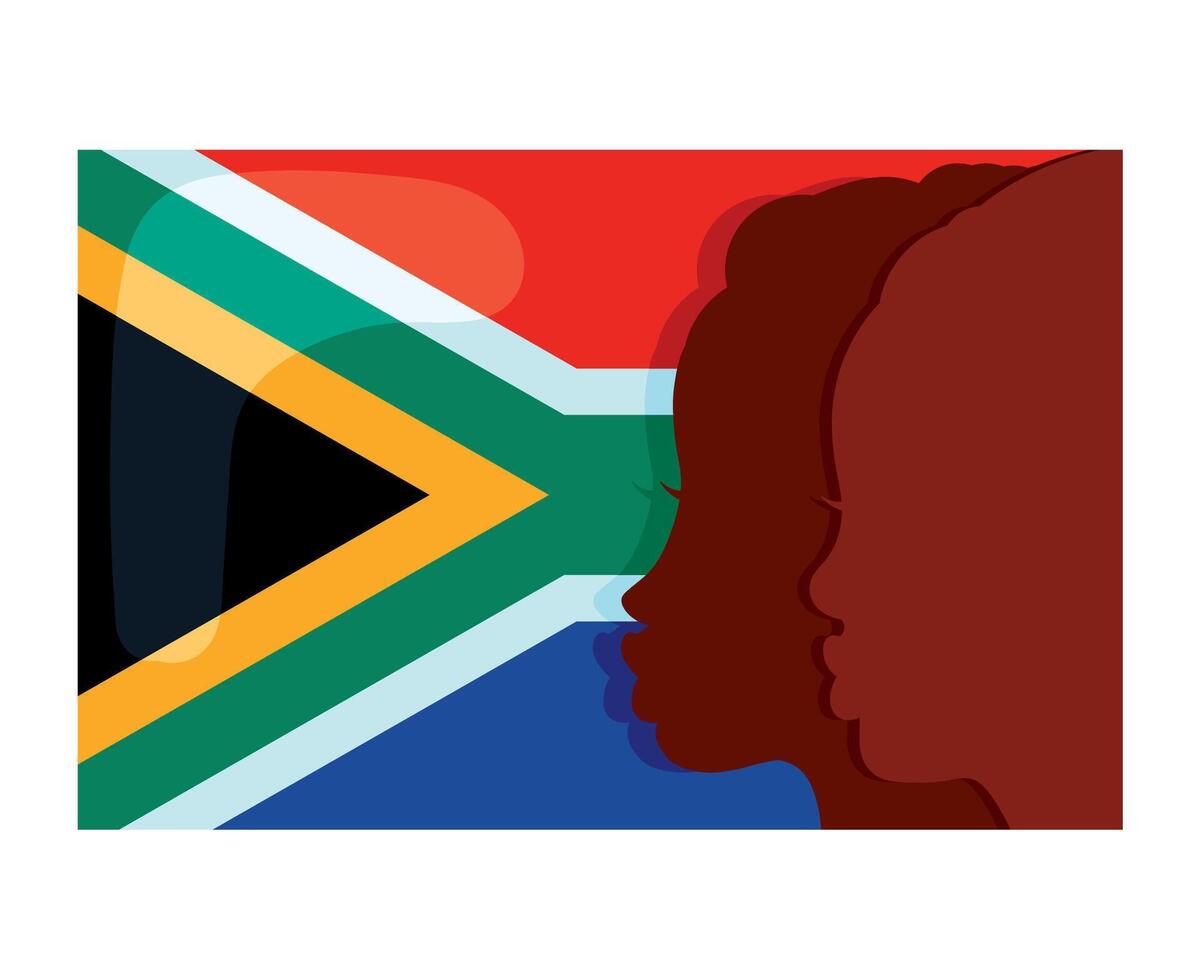 heritage day south africa celebration isolated icon vector