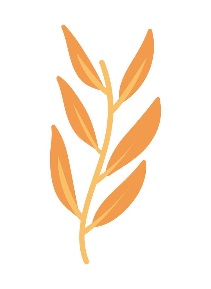 branch leaves illustration isolated design vector