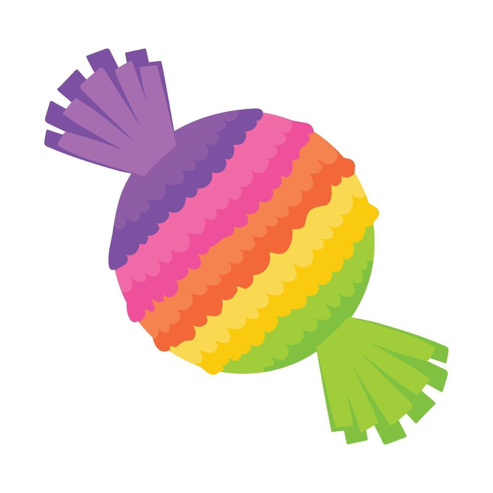 mexico pinata candy illustration isolated vector
