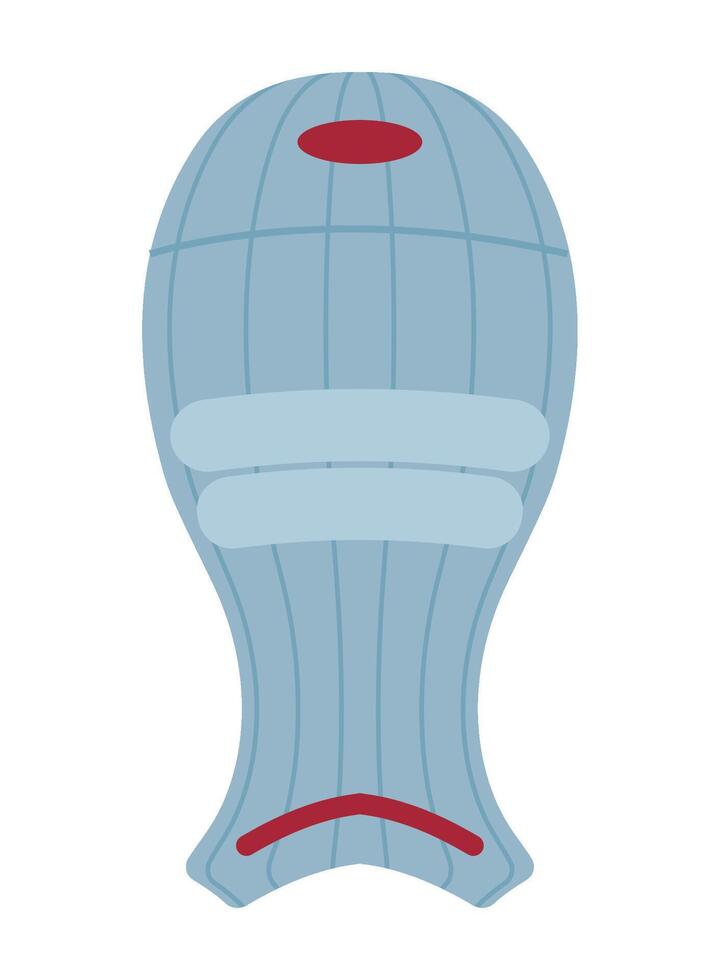 cricket pads cover isolated design vector