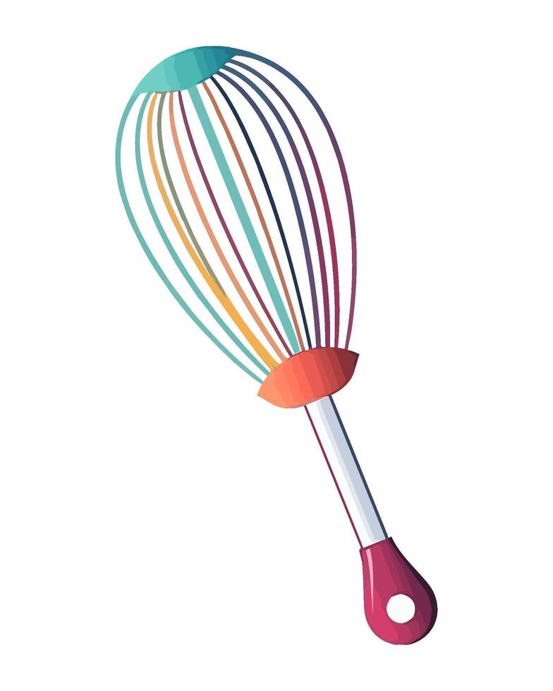 cartoon mixer kitchen icon isolated design vector