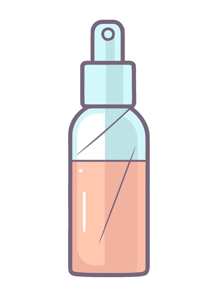 Healthcare symbol on medicine bottle design icon isolated vector