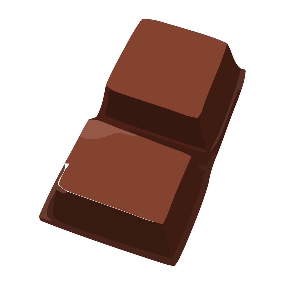 Chocolate dessert decoration icon isolated vector