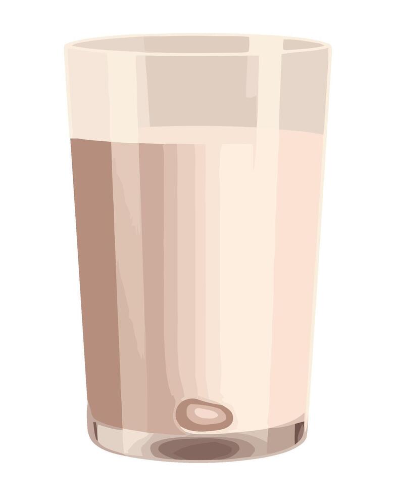 A fresh milk glass design icon isolated vector