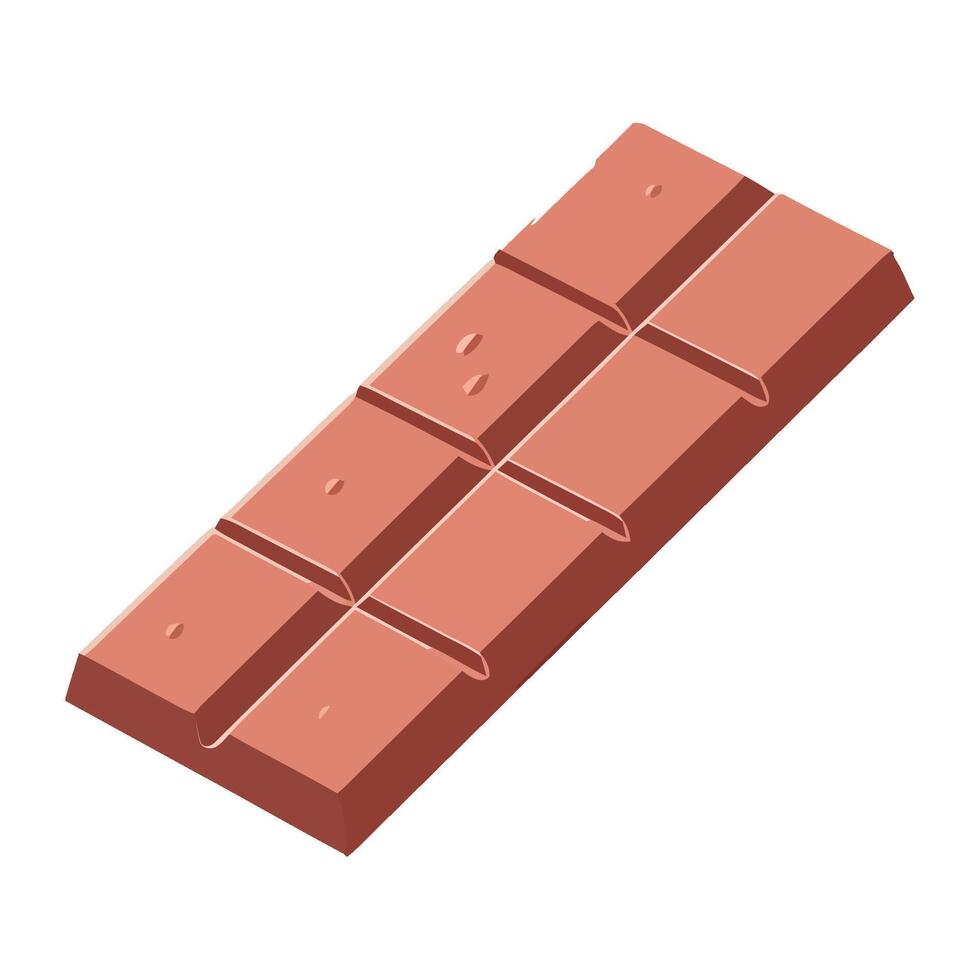gourmet chocolate dessert icon isolated vector
