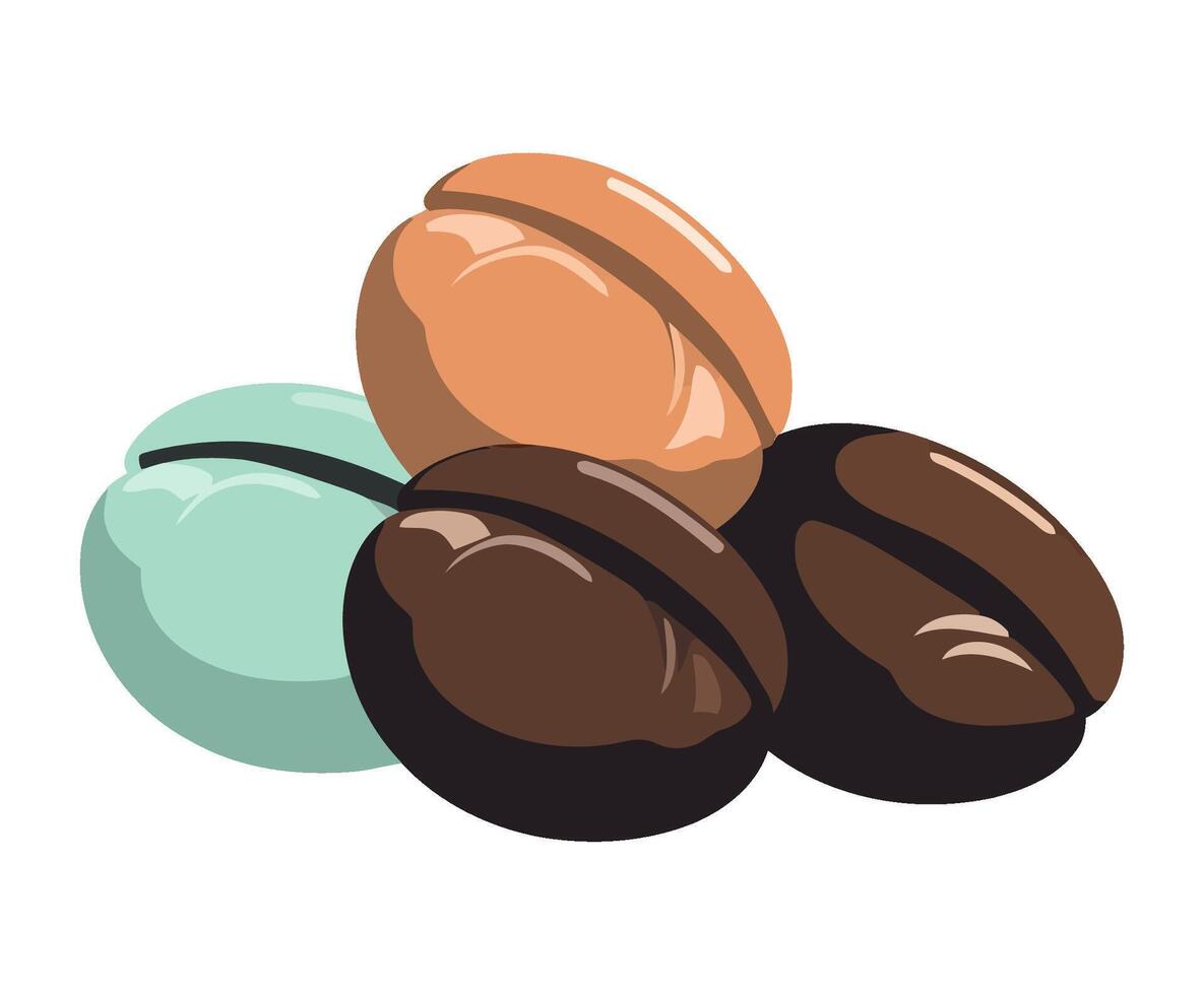 Fresh organic coffee, healthy and delicious icon isolated vector