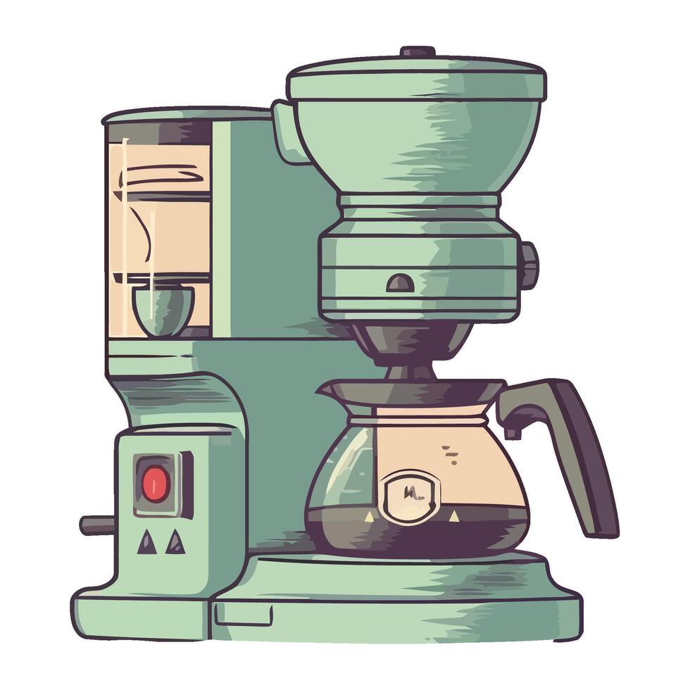 Gourmet coffee icon modern machinery, design isolated vector