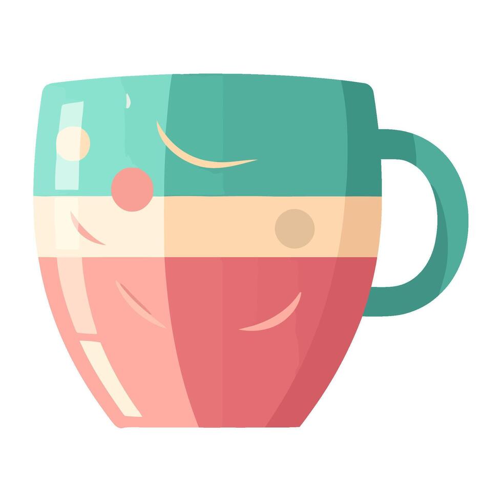 Coffee cup on white backdrop icon isolated vector