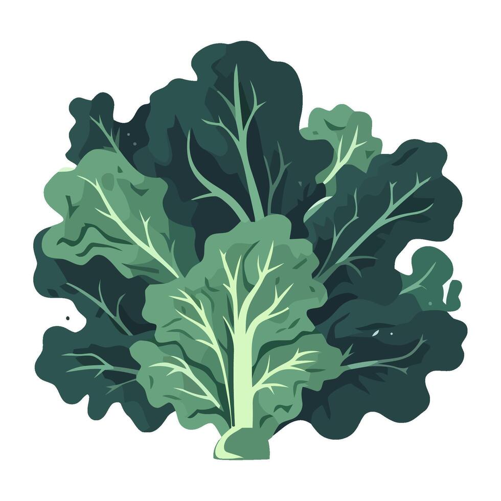 Fresh organic salad, a healthy vegetarian meal icon isolated vector