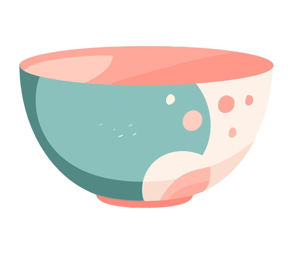 Gourmet meal in crockery bowl icon isolated vector
