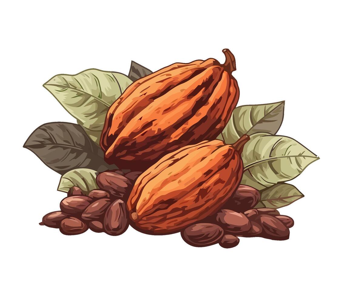 Fresh organic almond snack, a healthy refreshment icon isolated vector