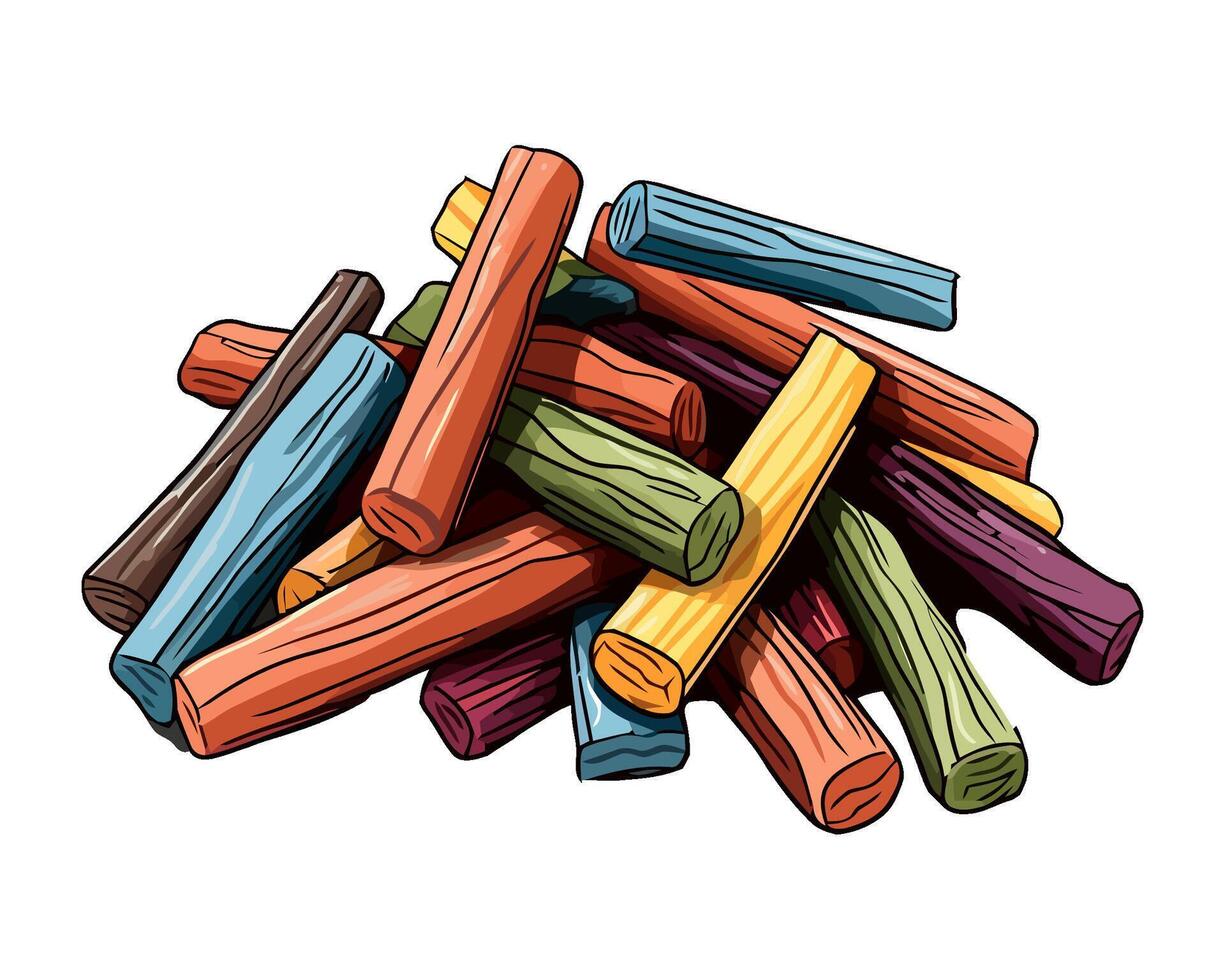 A sweet candies sticks on a white backdrop icon isolated vector