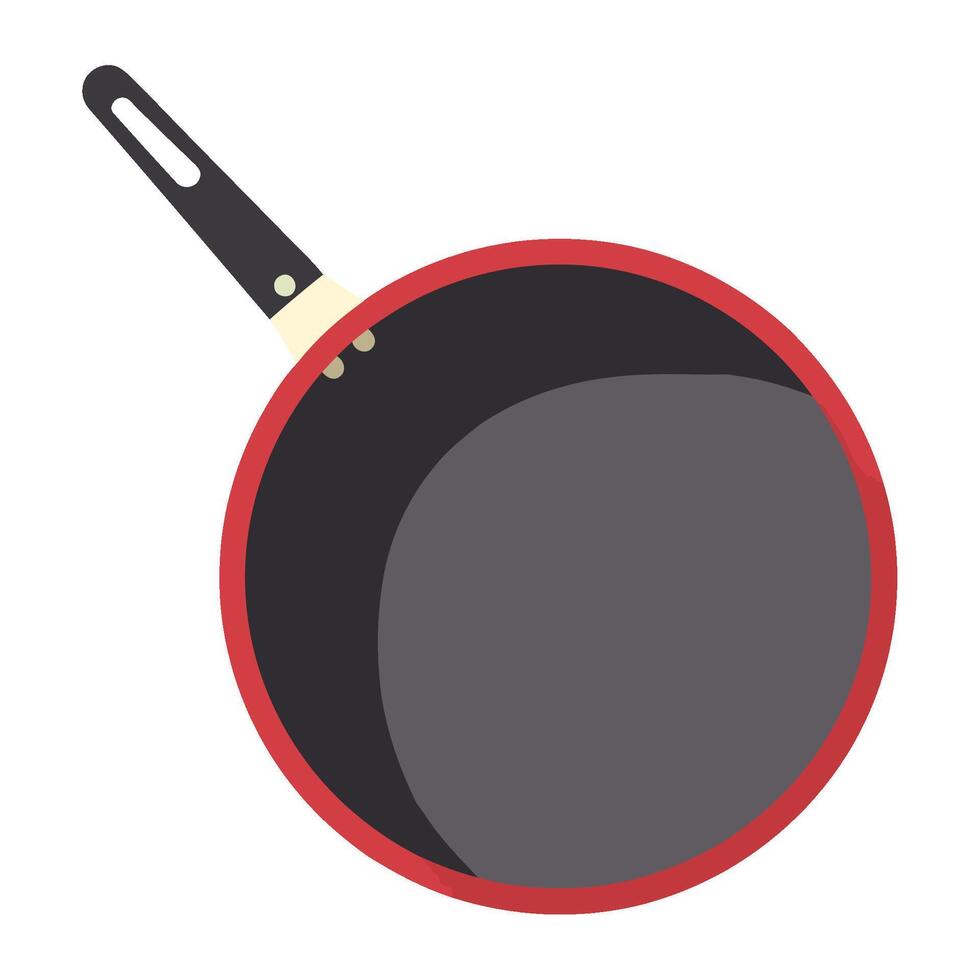 Fried food symbol on isolated metal handle icon isolated vector
