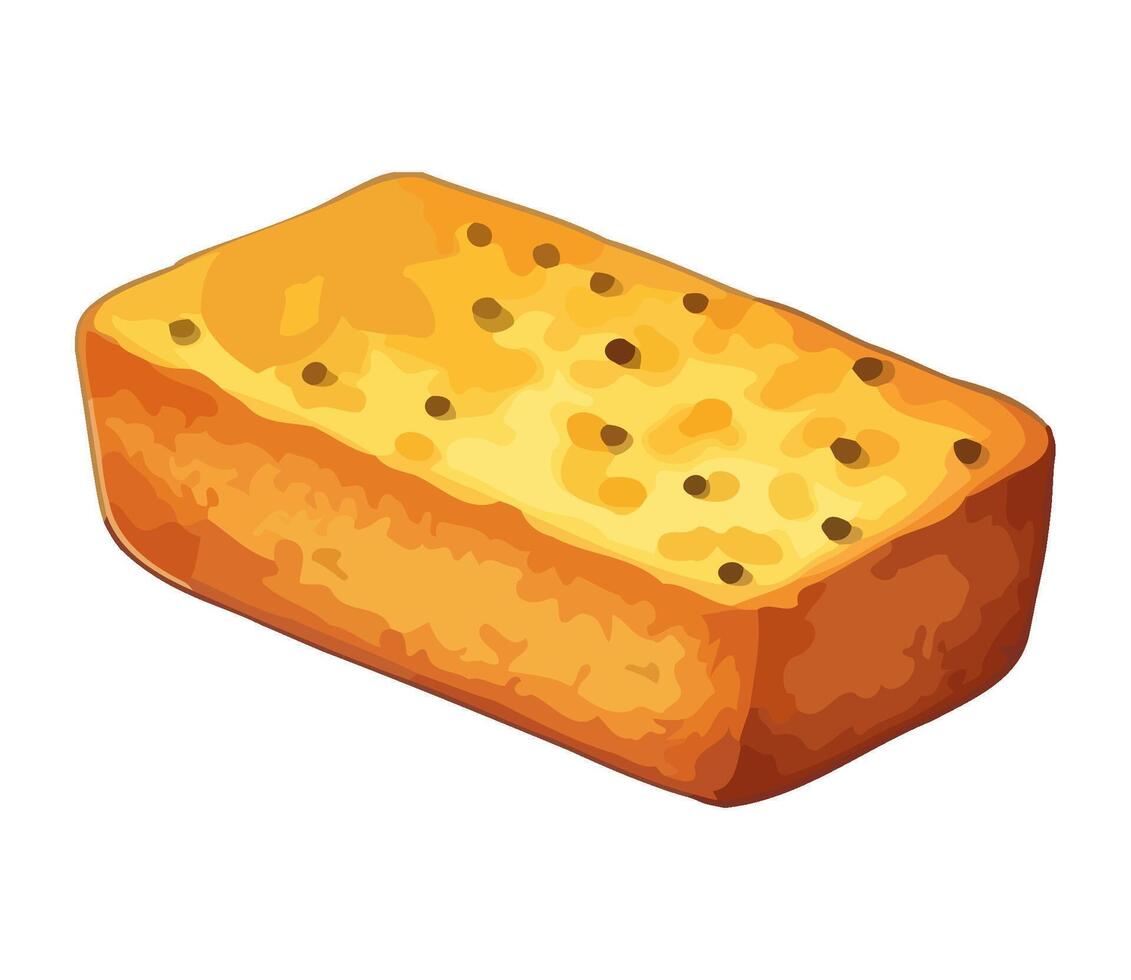 A fresh baked loaf of bread sketch icon isolated vector