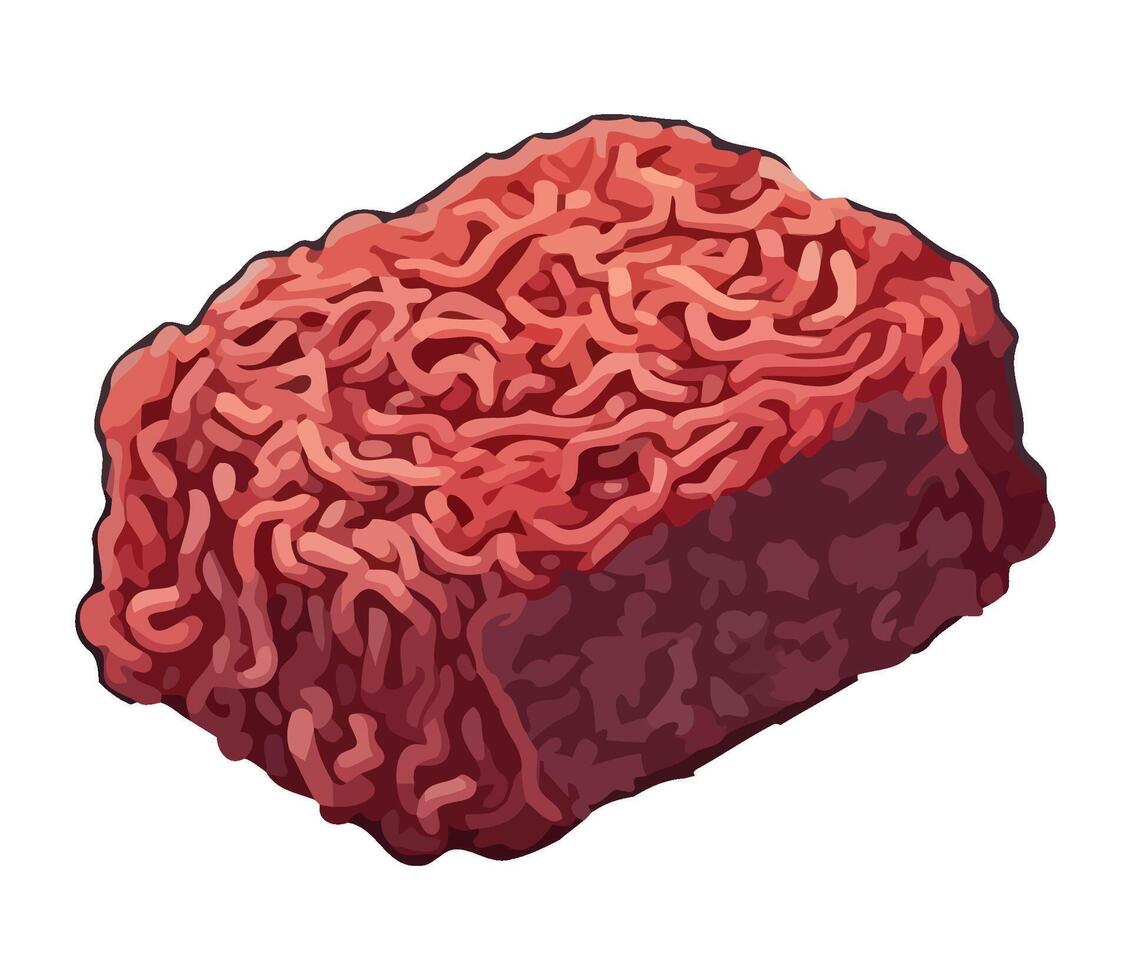 Meat lovers rejoice Gourmet pork lunch meal icon isolated vector