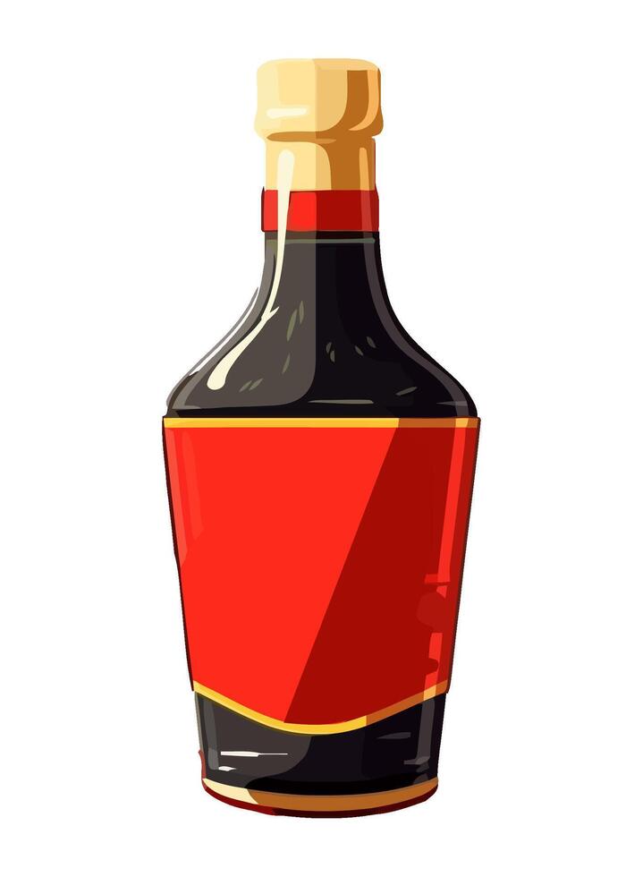 Luxury wine bottle label design icon icon isolated vector