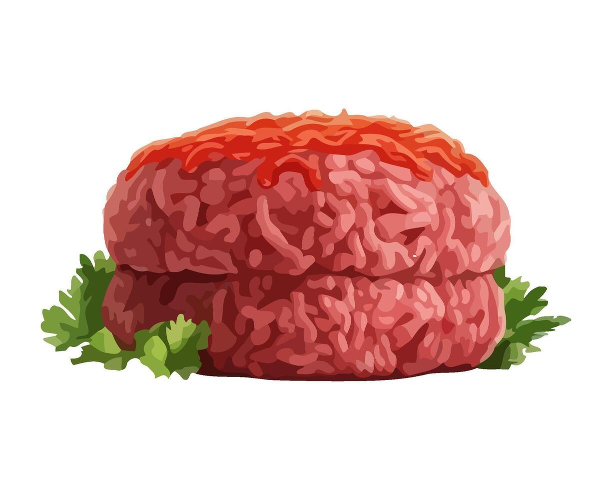 Fresh gourmet meal with pork icon isolated vector