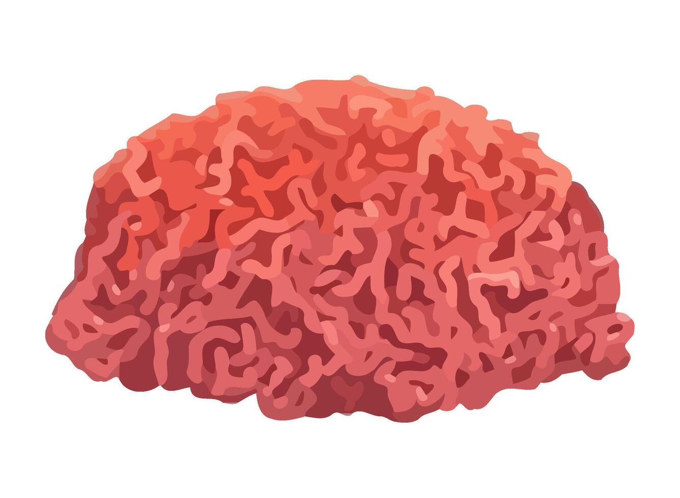 ground meat ingredient fresh icon isolated vector