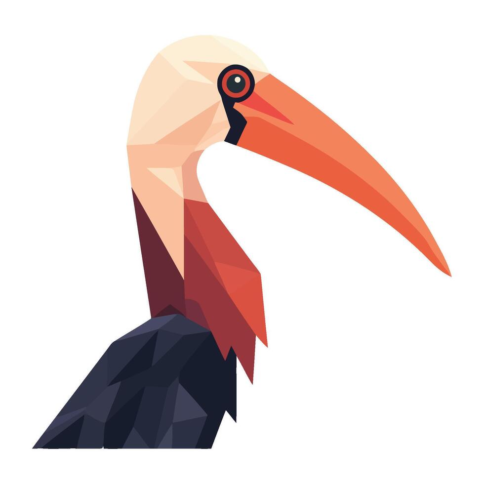 Bright bird feathers nature abstract design icon isolated vector