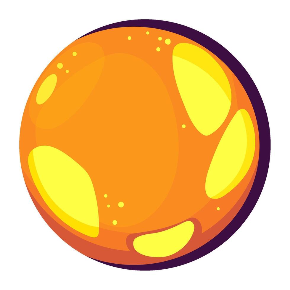 space sun sky icon isolated illustration vector