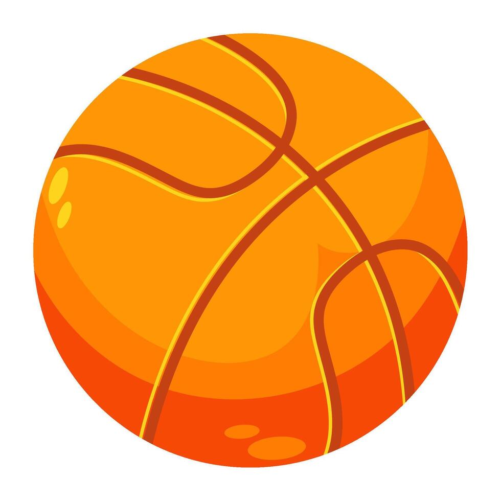 ball basketball sports icon isolated illustration vector